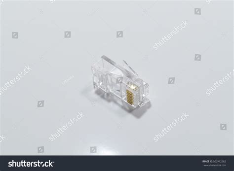 Rj45 Ethernet Connector Isolated On White Stock Photo 502912582 | Shutterstock