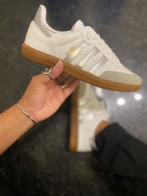 Adidas Samba Branco Feminino - Tênis Adidas Samba Branco Prata Feminino - Tenis Atacado - 30 Shoes
