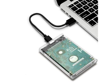 Caixa de Disco Rígido Transparente KLACK Usb 3 0 para Sata Hdd Ssd de 2