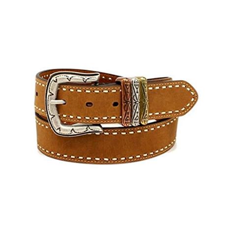 Ariat A1522802 L 15 In Womens Laced Edge 3 Keepers Leather Belt