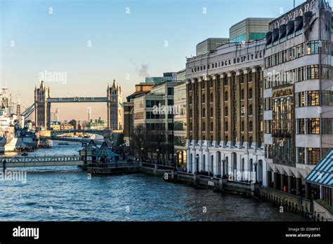 Views Of Tower Bridge London Bridge Hospital And Hays Wharf From