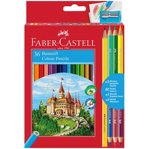 Набор карандашей Faber-Castell, вид карандаша: Цветной, Простой, 40 шт ...