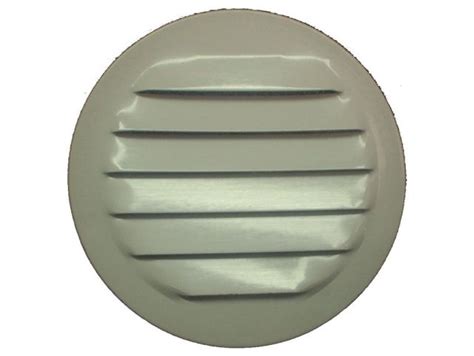 Maurice Franklin 3in Mini Louver With Insect Screen Round Aluminum