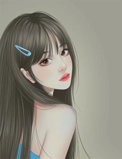 Animeted dpz🖤 in 2022 | Digital art girl, Cute cartoon girl, Cartoon ...