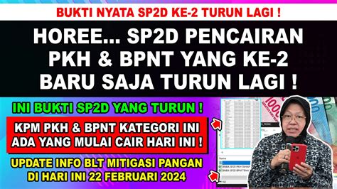 YESS SP2D KE2 TURUN BANTUAN PKH DAN BPNT TERMIN 2 CAIR LAGI MULAI HARI