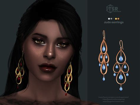 The Sims Resource Jude Earrings