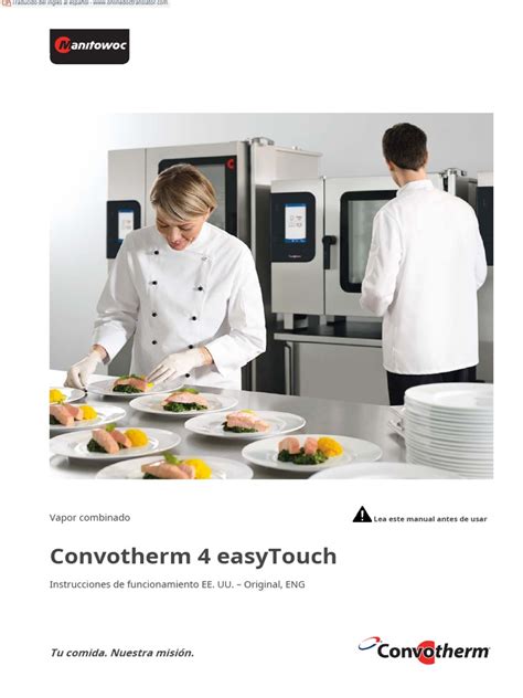 convotherm easytouch manual enes  software usuario