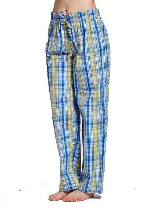 Cyz Womens 100 Cotton Woven Sleep Pajama Pants Cyz Collection