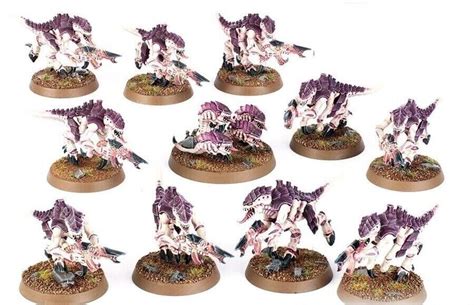 Warhammer 40k Tyranid Termagants 10x Ripper Swarm 1x Leviathan Tyranids