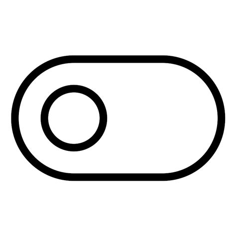 toggle left thin vector svg icon svg repo