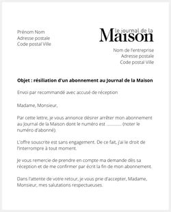 Comment R Silier Mon Abonnement Au Journal De La Maison