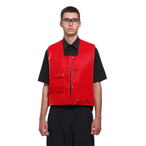 Vinyl Red Vest