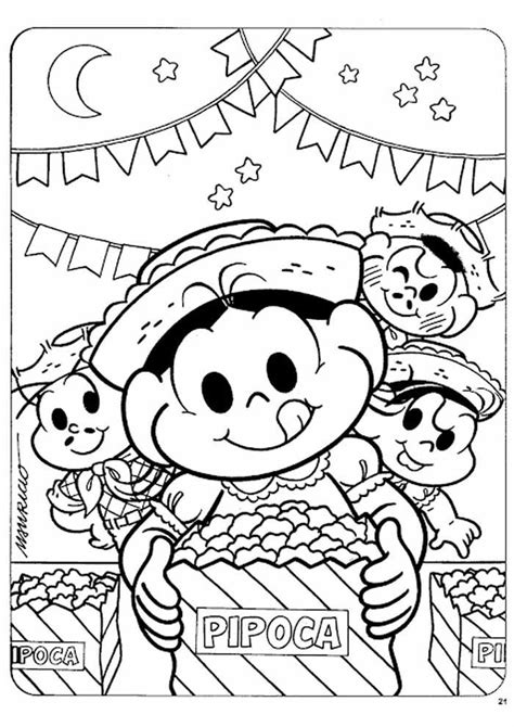64 Desenhos da Turma da Mônica para Colorir | Desenhos para Colorir