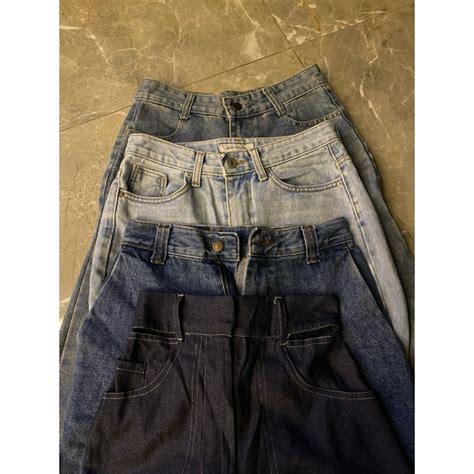 Jual Jeans Pants Nude The Label Uniqlo Hotpants Boyfriend Jeans Kulot Preloved