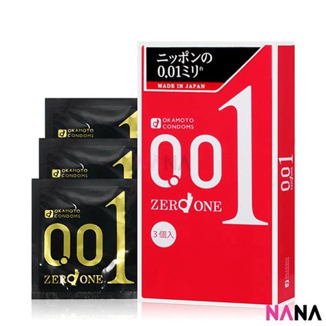 Okamoto 0.01 Zero One Condom 3pcs - NANA MALL