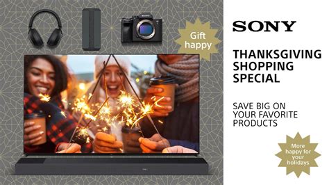 Sony Thanksgiving Shopping Special Youtube