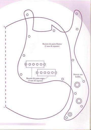 Guitar Cake Template Printable