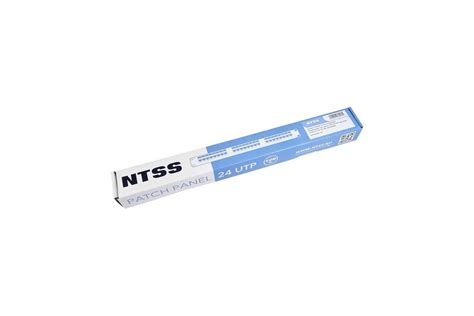 Патч-панель NTSS 24 UTP порта RJ45, cat.5е, 1U, Dual IDC, без ...