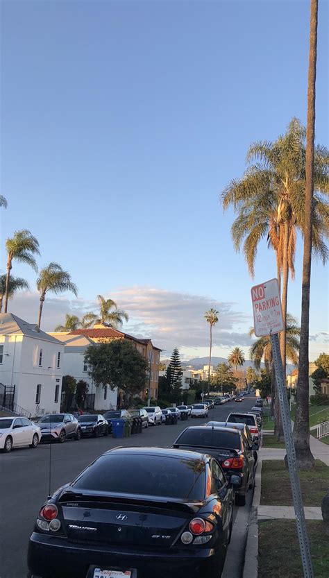 In Los Angeles, how close does a no parking sign need to be do apply? I