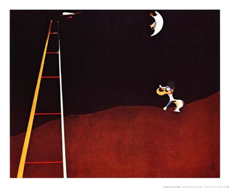 Dog Barking At The Moon Art Print Joan Miro