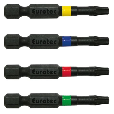 Eurotec Bits Lang Bit Torx Innenstern Langbit TX20 TX25 TX30 TX40