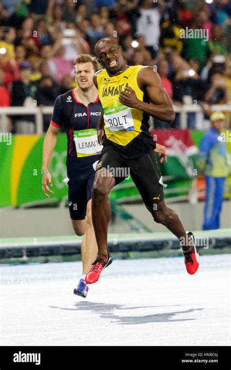 Rio De Janeiro Brazil August Usain Bolt Jam Wins The Gold