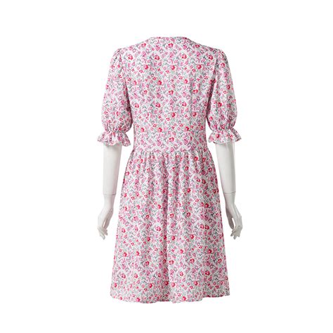 Best Barbara Maitland Pink Dress Costume - Beetlejuice Cosplay Costume