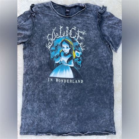 Hot Topic Dresses Disney Alice In Wonderland Mineral Wash Tshirt Dress Poshmark