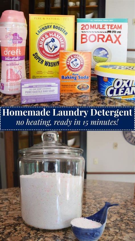 I Love This Powdered Laundry Detergent Recipe”when We Were Introduced