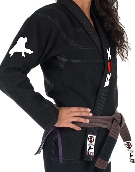 Latest 2023 Model Rex Black Bjj Gi Jiu Jitsu Martial Art Uniform Customized Wholesale Women Jiu