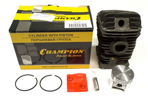 Цилиндр с поршнем для бензопилы Champion IGP, для бензопилы MS 250, арт ...