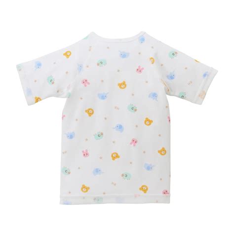 HOT BISCUITS ミキハウス 短肌着 ピンク ブルー マルチカラー 50 60 ホットビスケッツ ミキハウスホットビスケッツ公式店 通販 Yahoo ショッピング