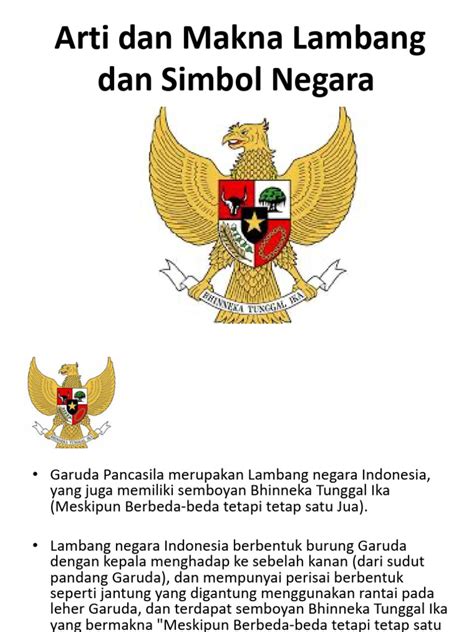 arti  makna lambang negara  teaching  perjalanan