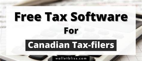 8 Best Free Tax Software In Canada 2025