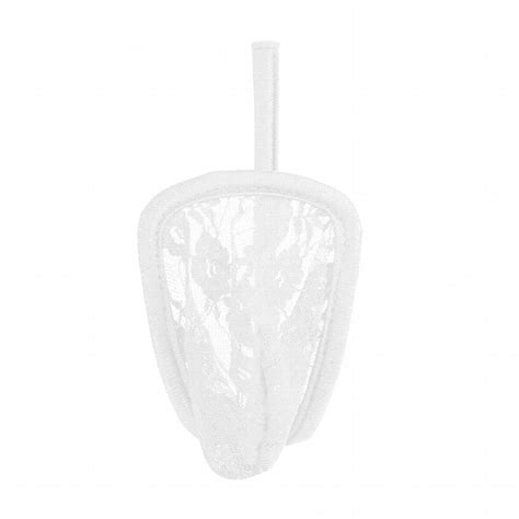 Mens C String Fishnet Underwear Sissy Panties Floral Lingerie See Through Sheer Mesh Male Bulge