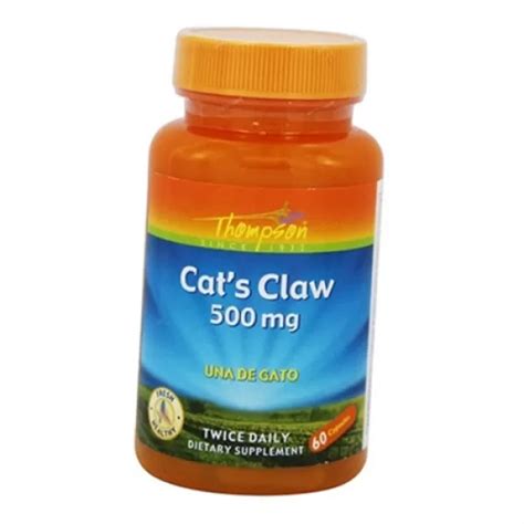 Кошачий коготь экстракт коры (Cat's Claw) 500 мг 60 капсул Thompson ...