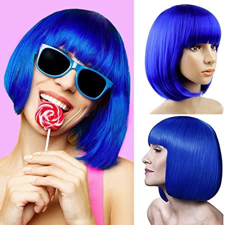 Fantasy Blue Wig For Your Love Doll Realistic Sex Doll Paradise
