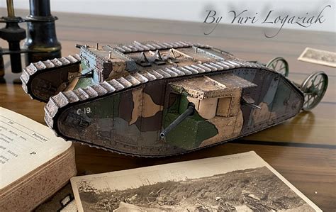 Британский тяжелый танк Mark I, Male — Каропка.ру — стендовые модели ...