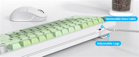 Amazon Wired Keyboard With Knob Percent Gaming Green Keyboard Hot Swappable Gasket