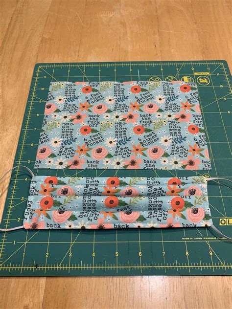 Back The Fuck Up Face Mask Reversible With Nose Piece And Etsy