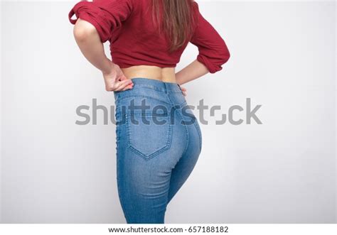Juicy Big Ass Girl Tight Jeans Foto De Stock Editar Ahora