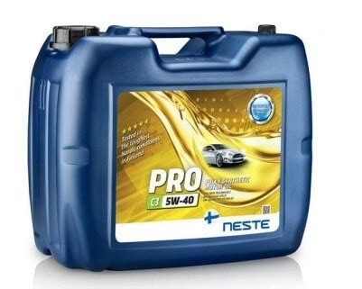 Синтетическое моторное масло Neste Pro C3 5W-40