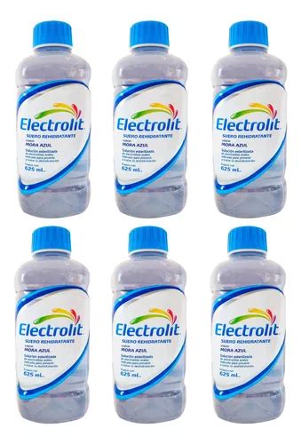 Electrolit Suero Rehidratante Sabor Mora Azul 625ml 6pz MercadoLibre