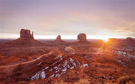 Monument Valley Sunset Ultra Hd Wallpapers Wallpaper Cave