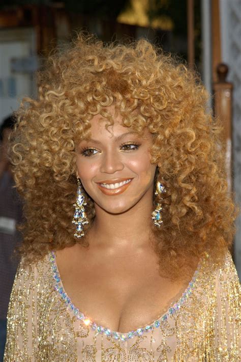 Beyonce Curly Blonde Hair 2022