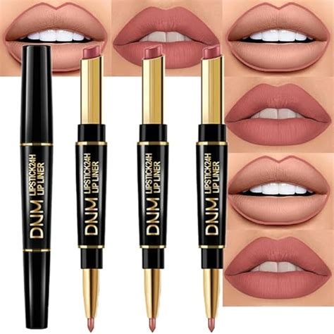 Amazon Evpct Pcs Dusty Antique Rose Lip Liner And Lipstick Set Kit For Women Dnm Nude