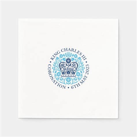 King Charles Iii Coronation Emblem Royal Souvenir Can Cooler Zazzle