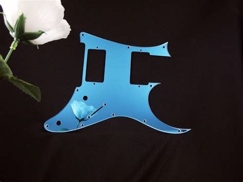 Escudo Guitarra Ibanez Rg 350 Rg 550 Rg 750 H H Espelho Azul R 119