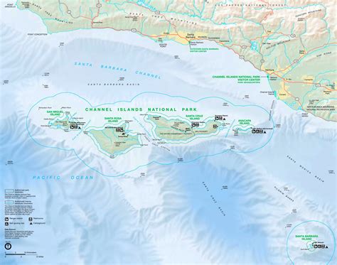 Channel Islands National Park tourist map