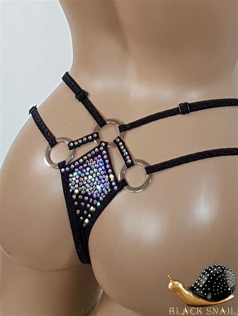 Lingerie Burlesque Stripper Outfits Festival Lingerie Holiday Etsy